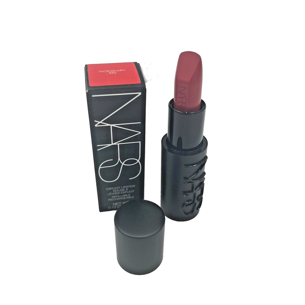 New-Nars Cosmetic Explicit Refillable Lipstick Incendiary 862 0.13 oz/3.8 g